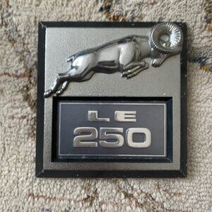 1981 91 DODGE RAM TRUCK / RAMCHARGER LE 250 FENDER EMBLEM OEM MOPAR 82 83 84 85